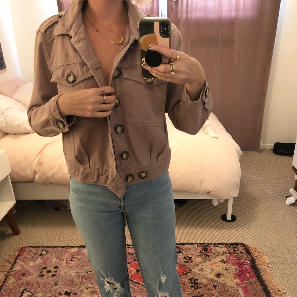 Free People Pink Jacket!